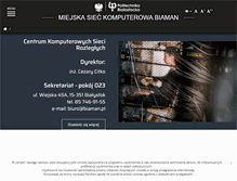 Tablet Screenshot of biaman.pl